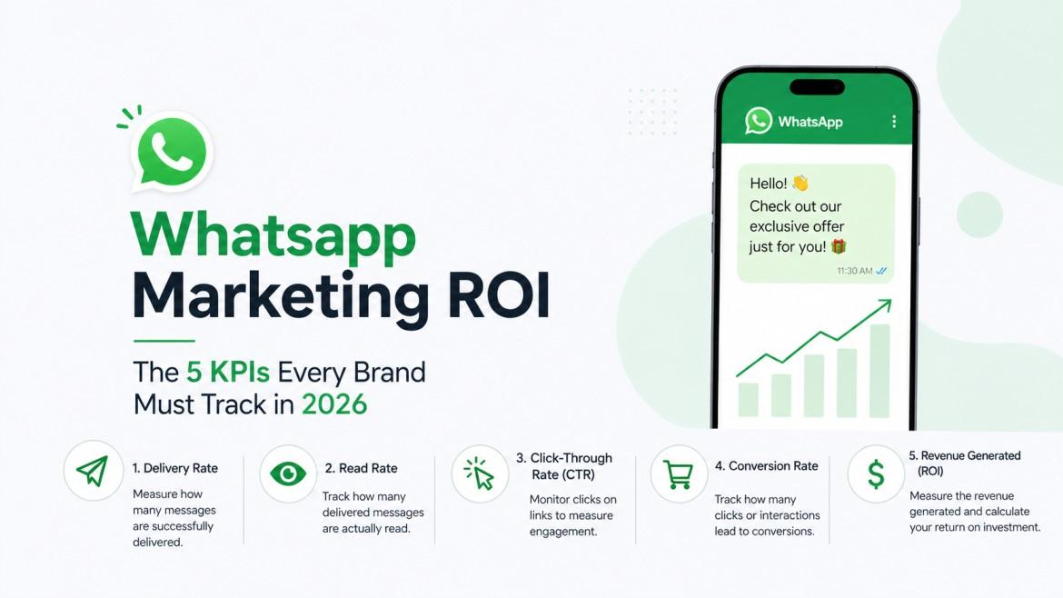 Whatsapp Marketing ROI - The 5 KPIs Every Brand Must Track in 2026